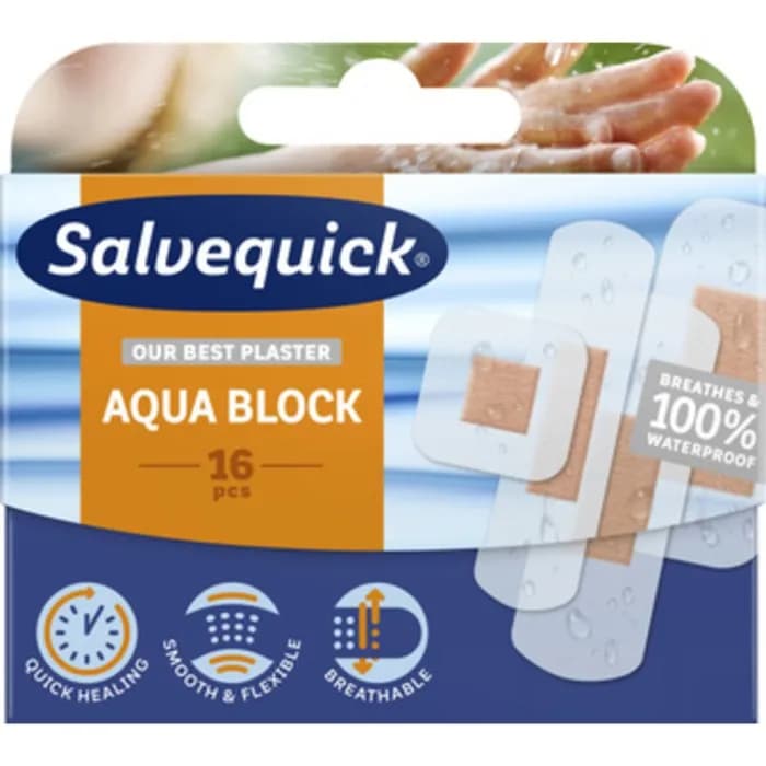 Salvequick Aqua Block 16 st