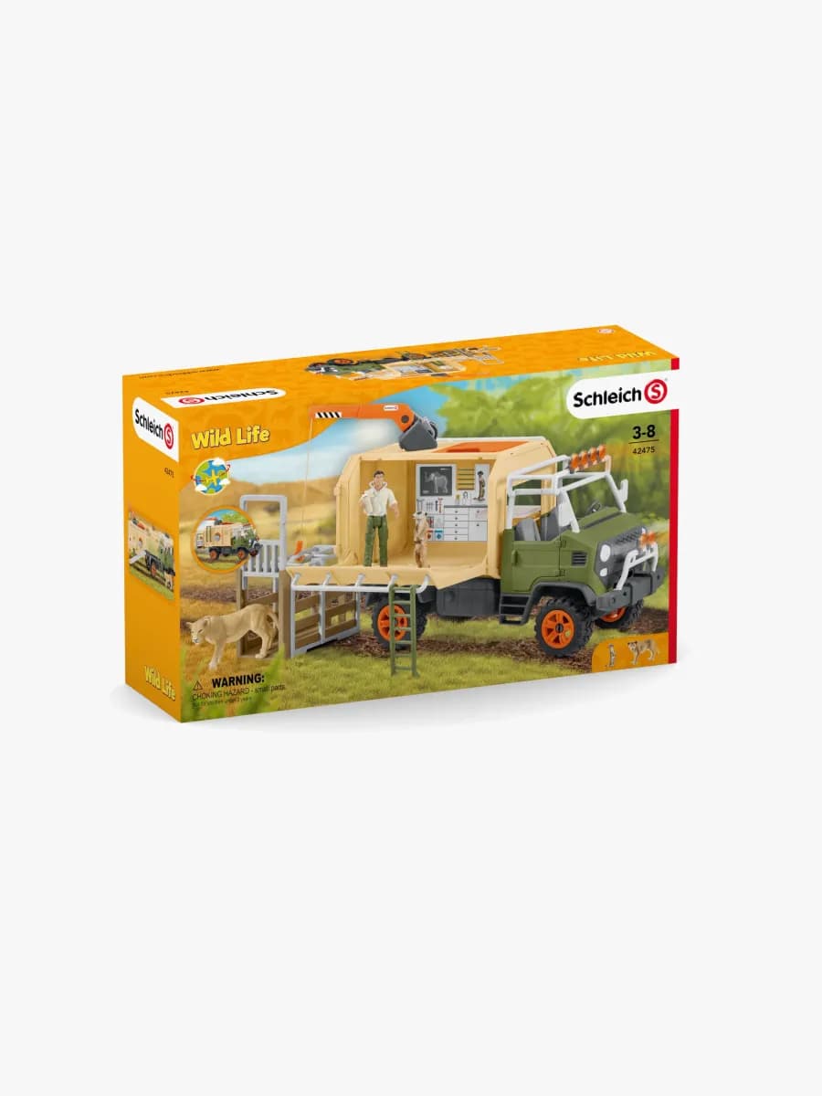Schleich 42475 Lekset Djurräddning Med Lastbil