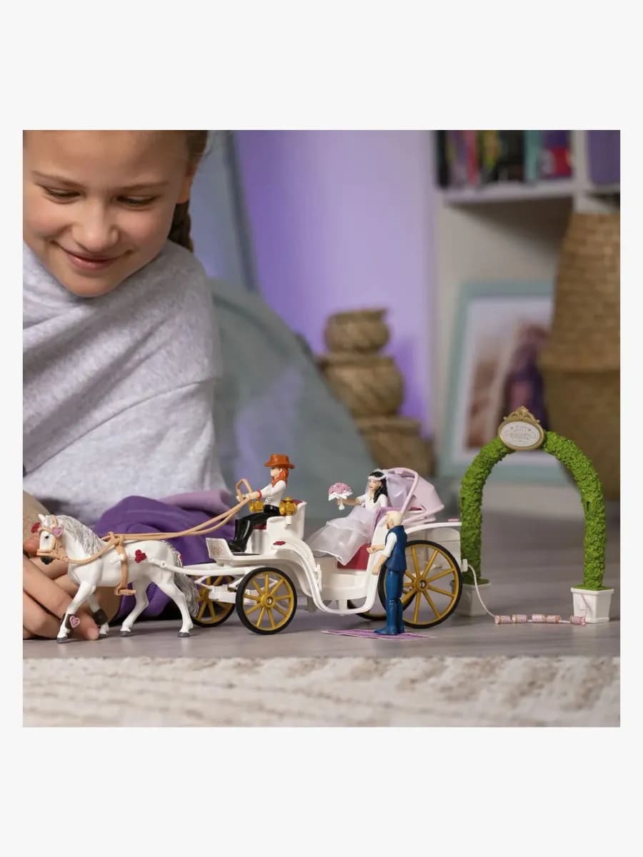 Schleich 42641 Horse Club Lekset Bröllopsvagn