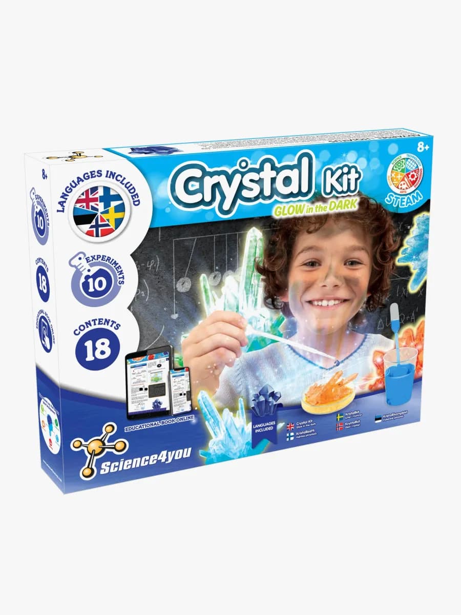 Science4you Glow in the Dark Kristallodling STEAM