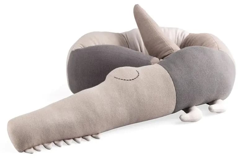 Sebra stickad Croco, seabreeze beige