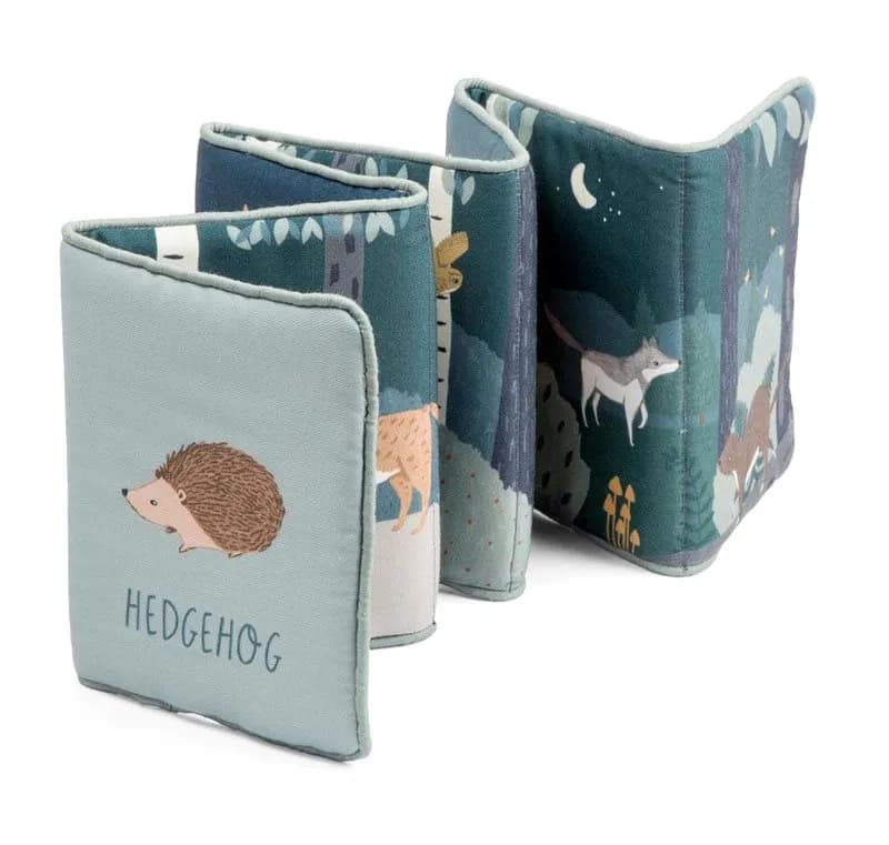 Sebra tyg bok, midnight green