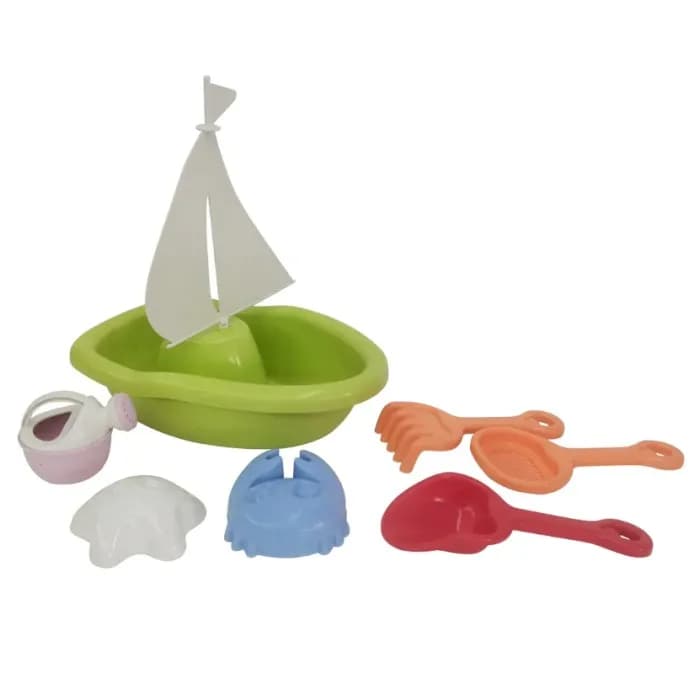 Segelbåt med tillbehör