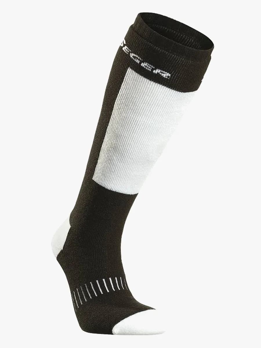 Seger Alpin Skidstrumpor, Black/White 28-30