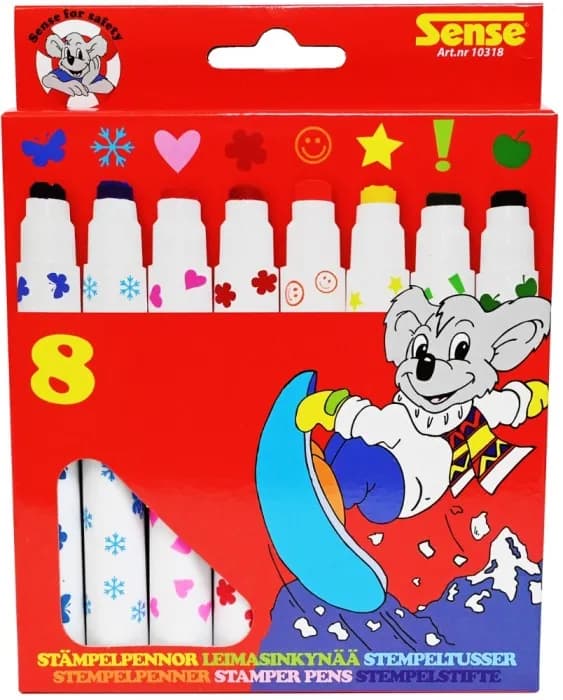 Sense Stämpelpennor 8 st