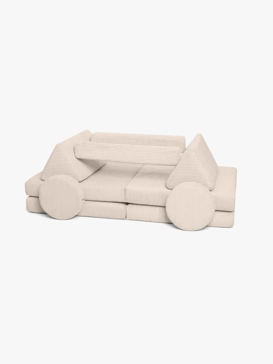 Shappy Play Byggbar Soffa 160x80 cm Manchester, Vanilla