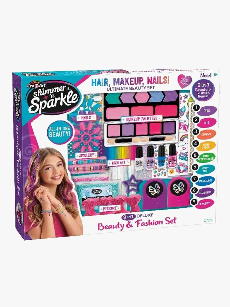 Shimmer 'N Sparkle 9-i-1 Sminkset Deluxe
