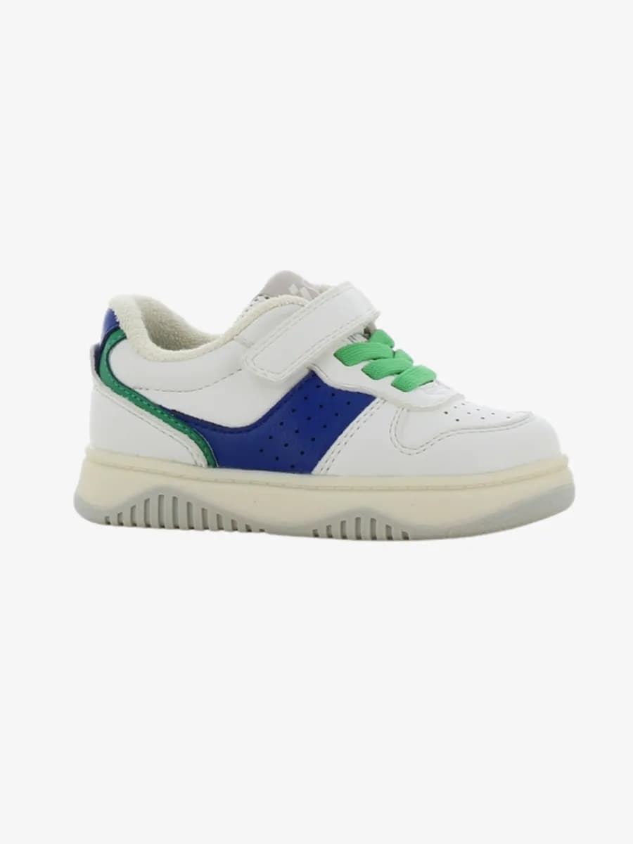 SJ Sneakers, White/Green, 21