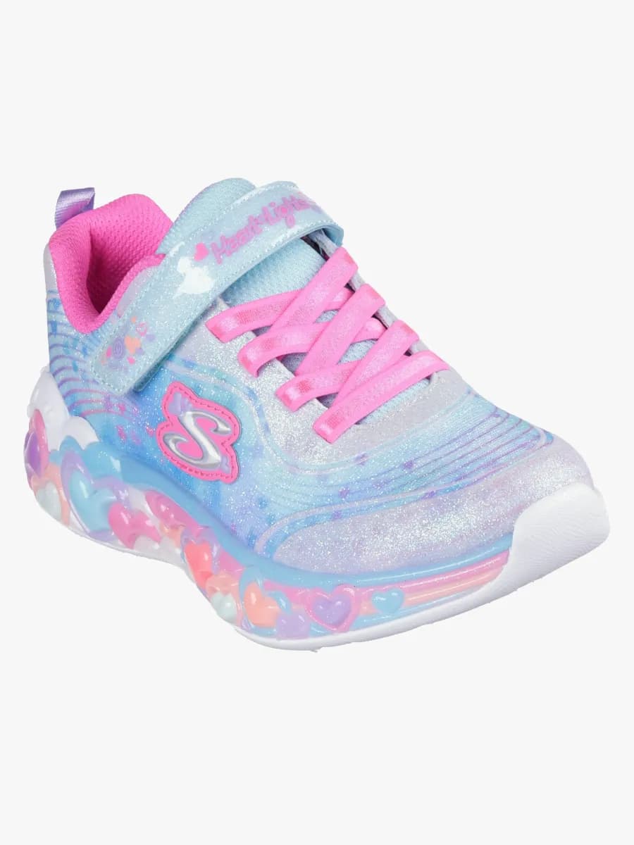 Skechers ETERNAL HEART LIGHTS  Blinkande Sneakers, Blå, 28