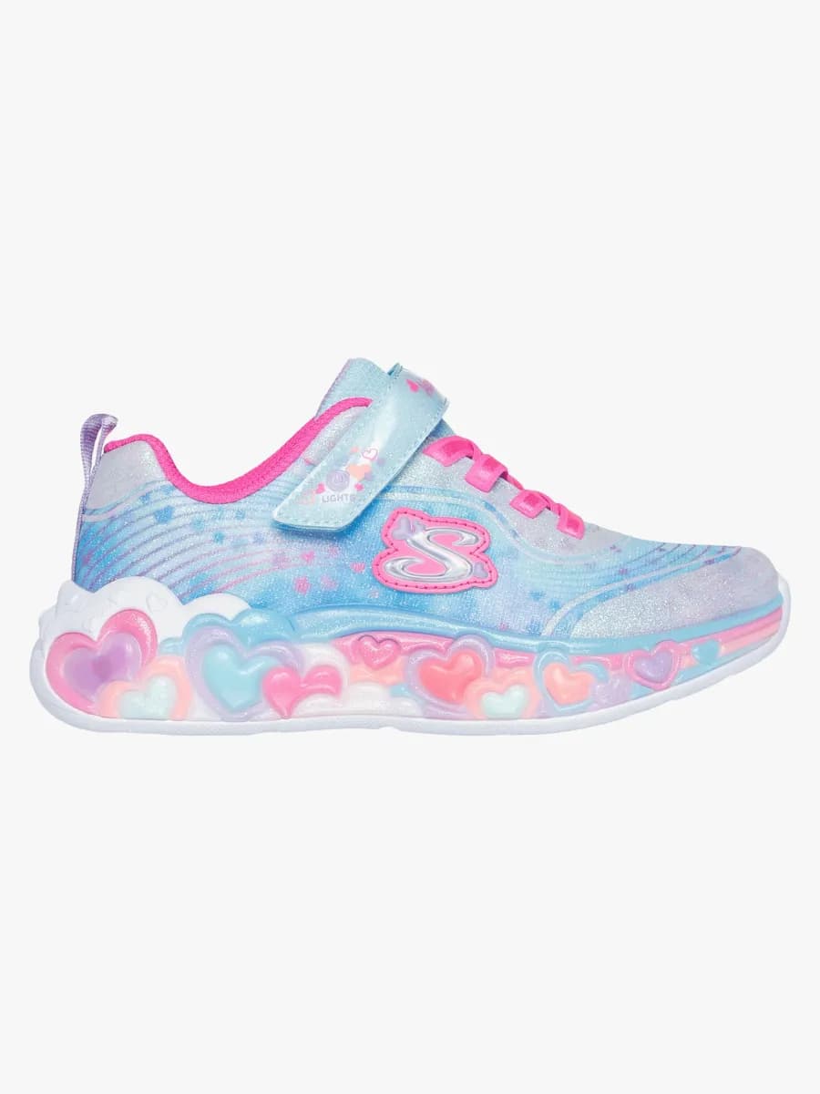 Skechers ETERNAL HEART LIGHTS  Blinkande Sneakers, Blå, 28