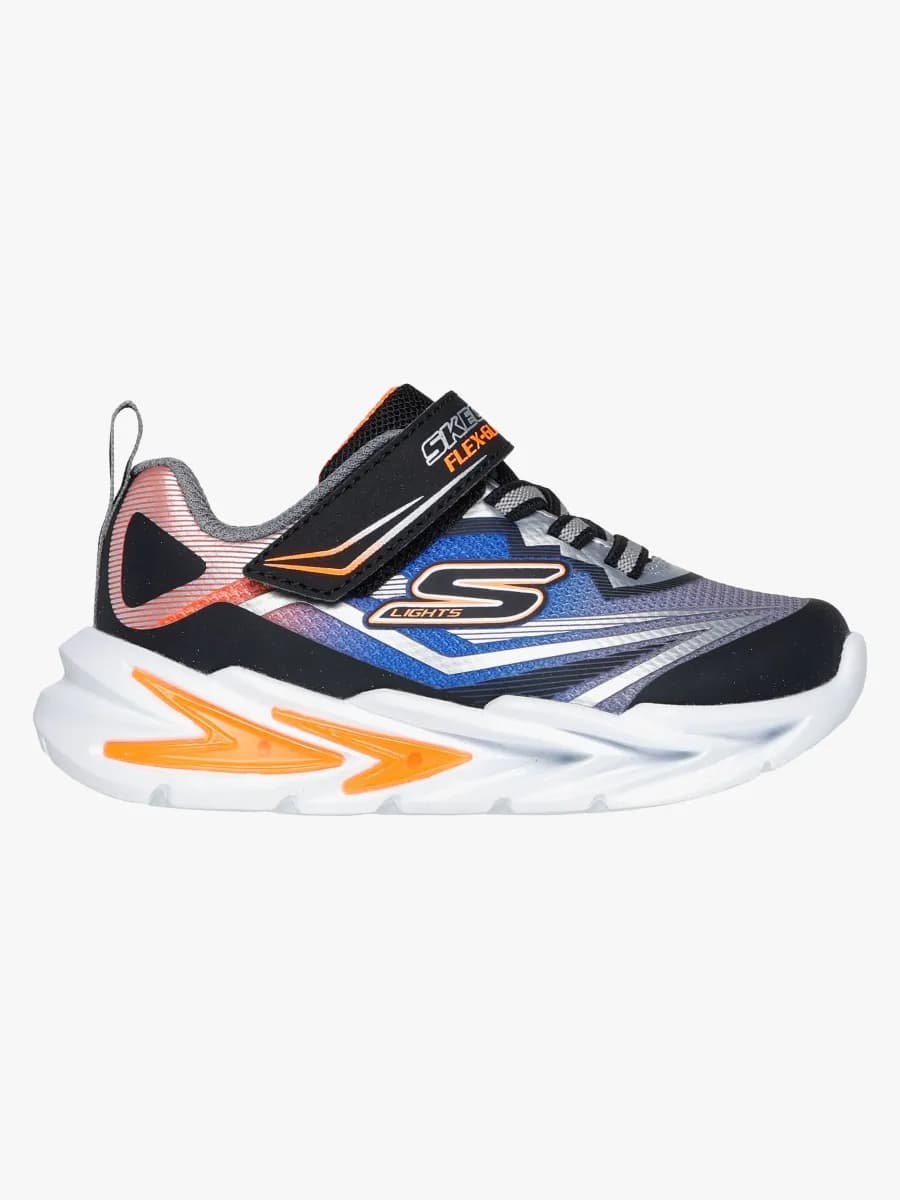 Skechers Flex-Glow Ultra Kids  Blinkande Sneakers, Svart, 22