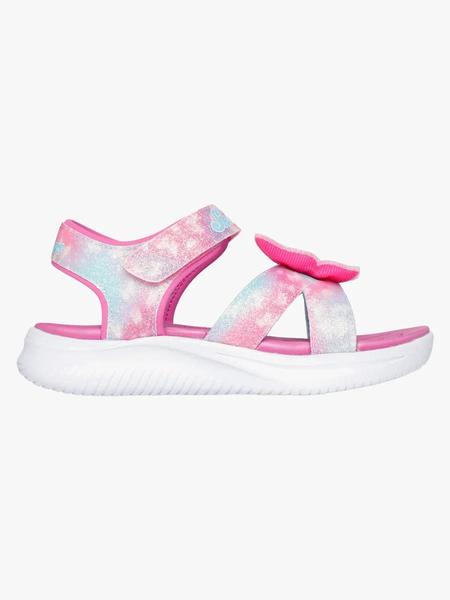 Skechers Jumpsters Butterfly Brites  Blinkande Sandaler, Pink, 32