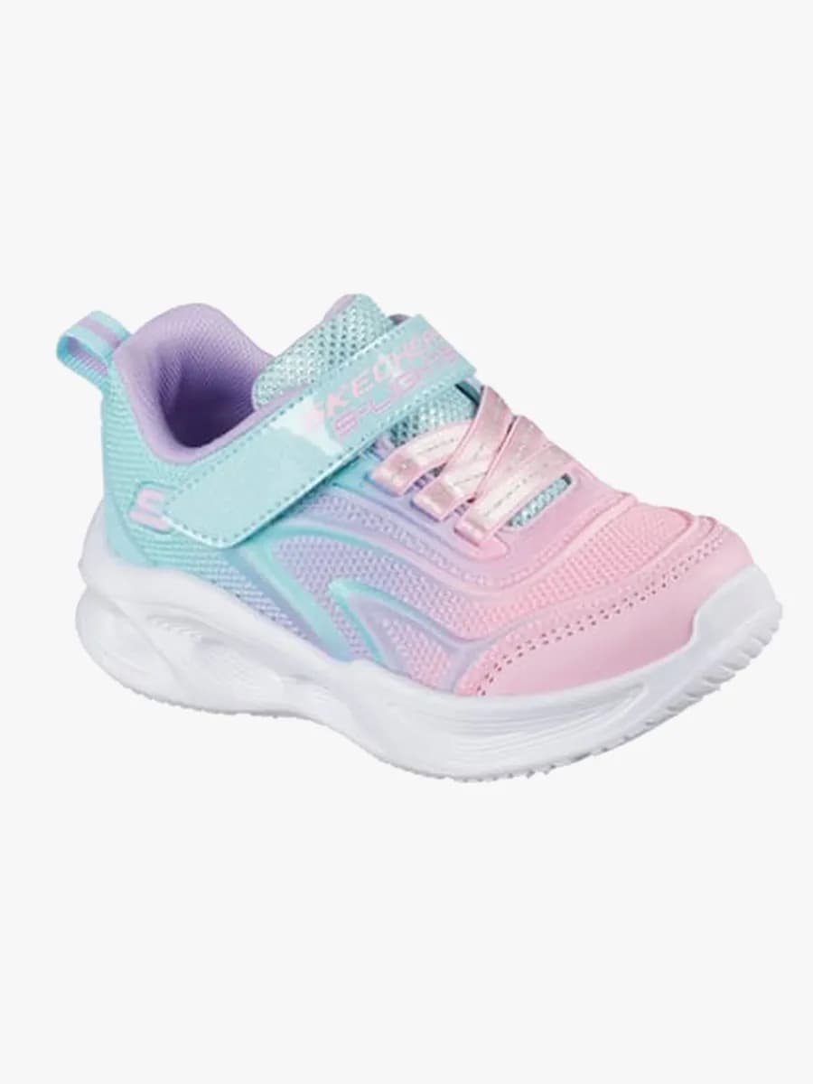 Skechers Sola Glow  Blinkande Sneakers, Blue, 26