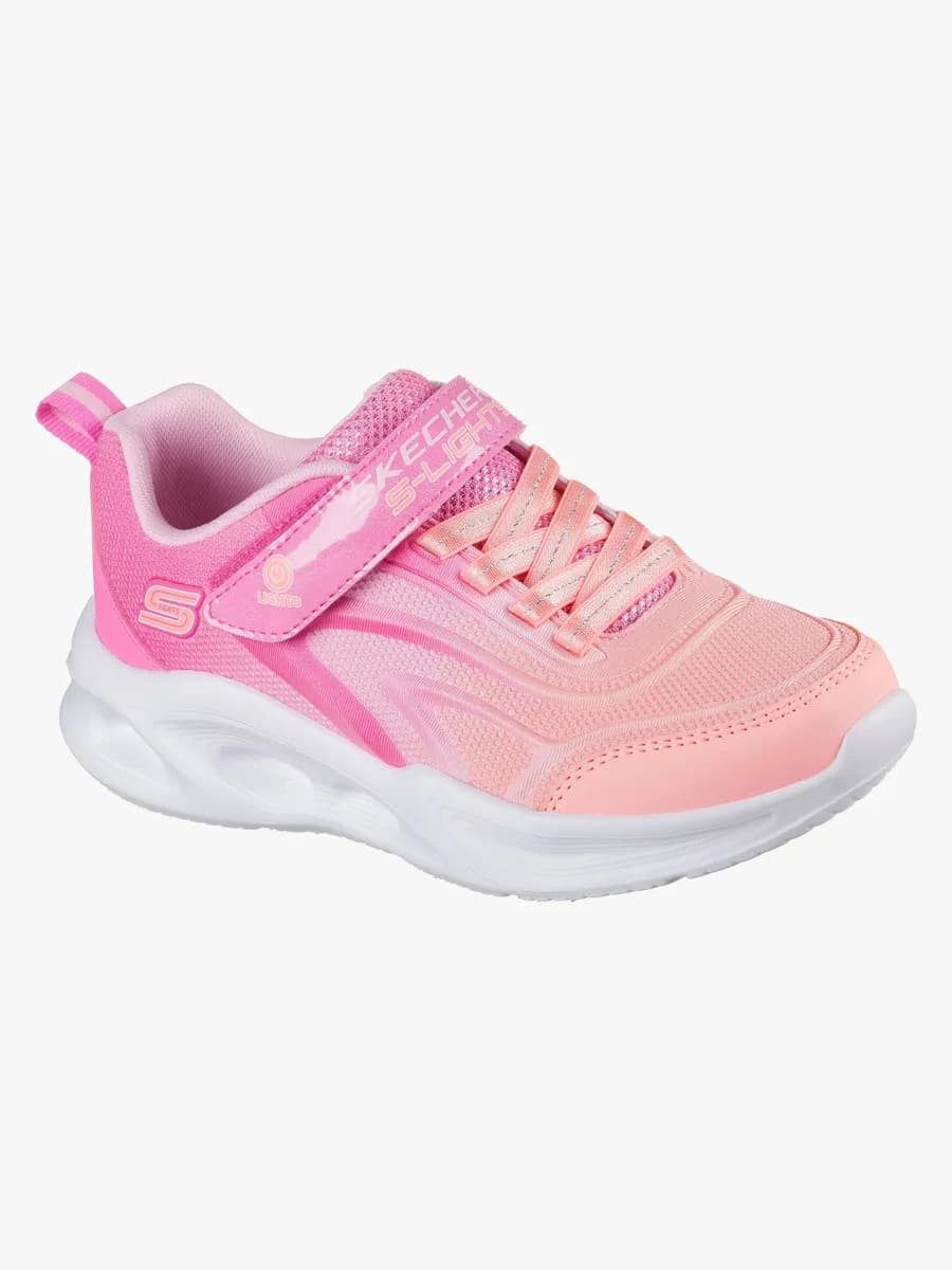 Skechers Sola Glow  Blinkande Sneakers, Pink, 26