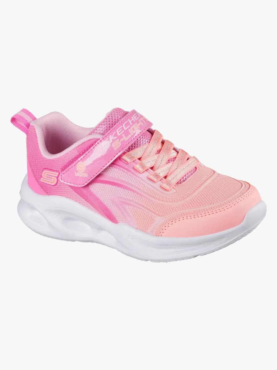 Skechers Sola Glow  Blinkande Sneakers, Pink, 27