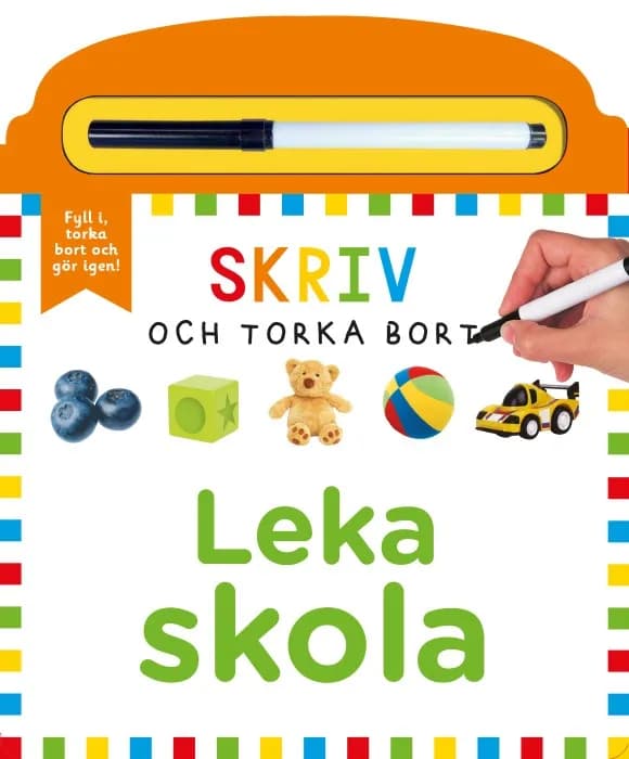Skriv och torka bort Leka skola