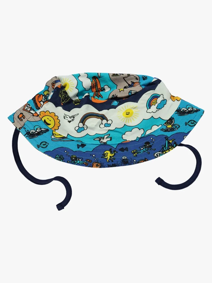 Småfolk Solhatt, Ocean Blue, S