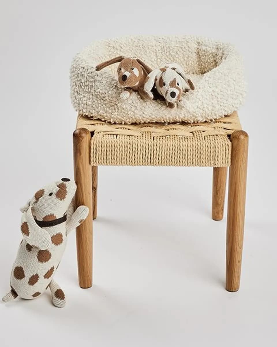 Smallstuff Hundkorg med Hundmamma och Valpar