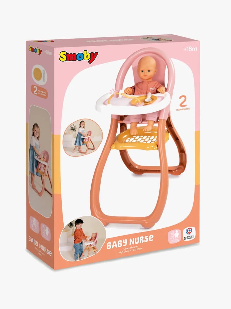 Smoby Baby Nurse Dockmatstol