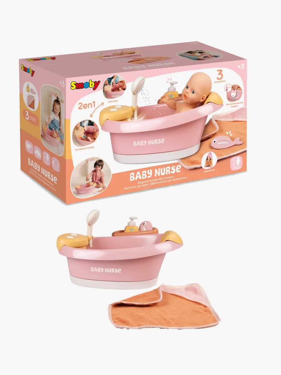 Smoby Baby Nurse Lekset Balneo Bad