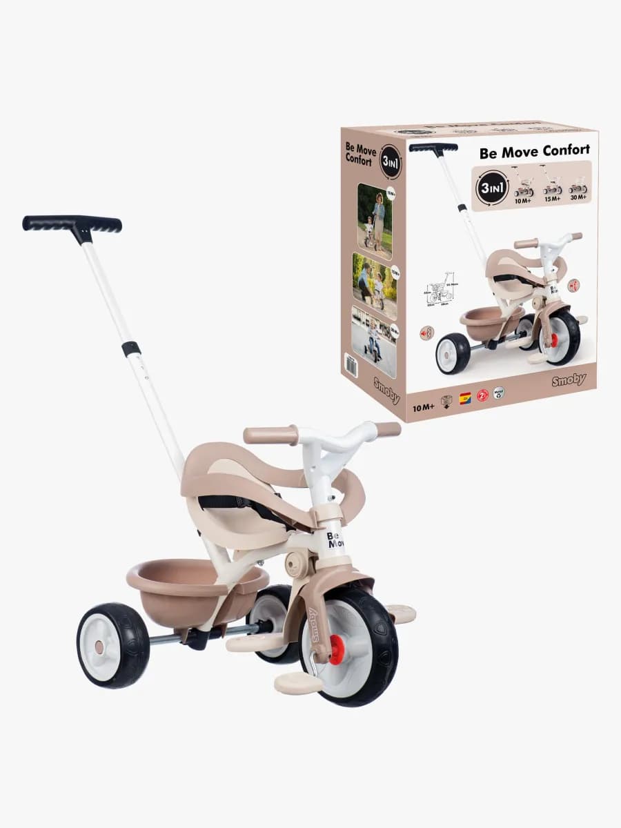 Smoby Be Move Trehjuling Comfort, Beige