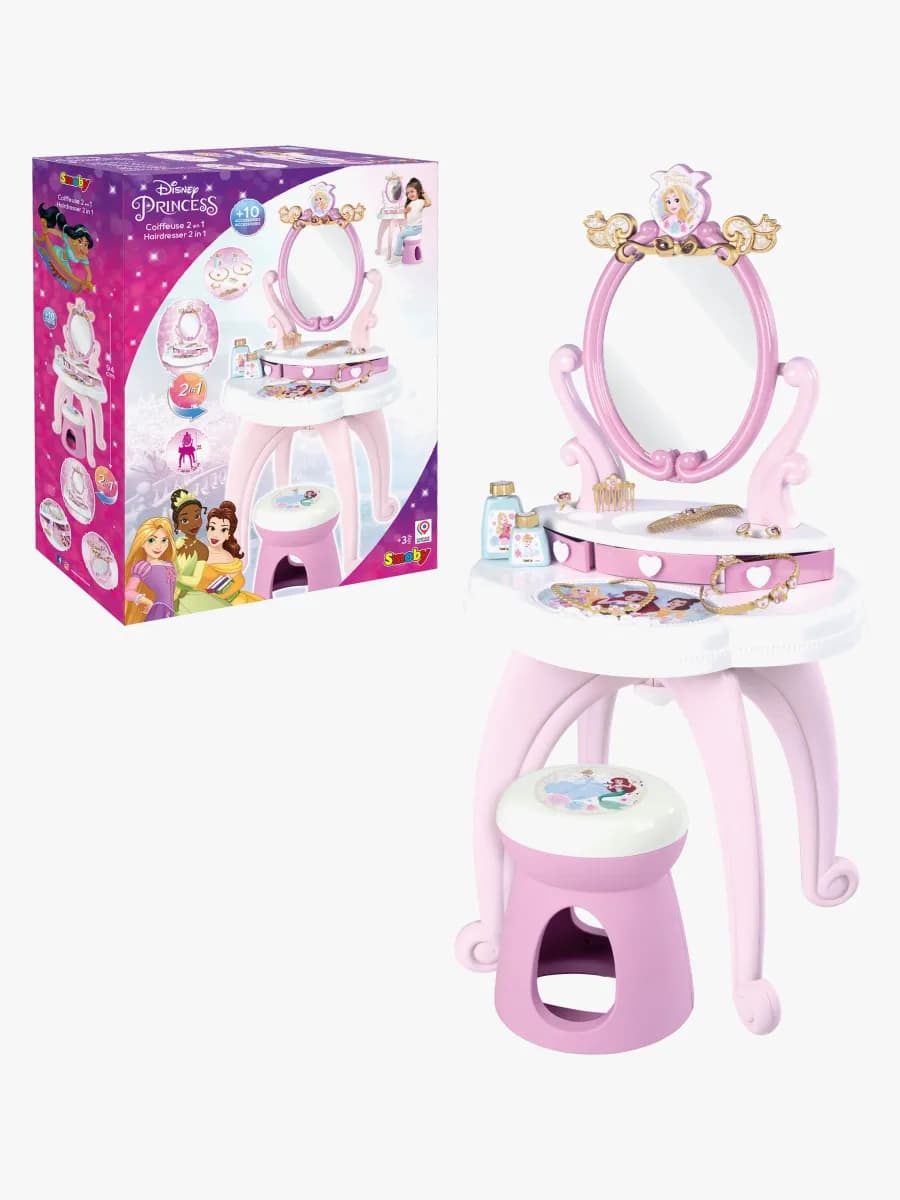 Smoby Disney Princess 2-i-1 Hårsalong