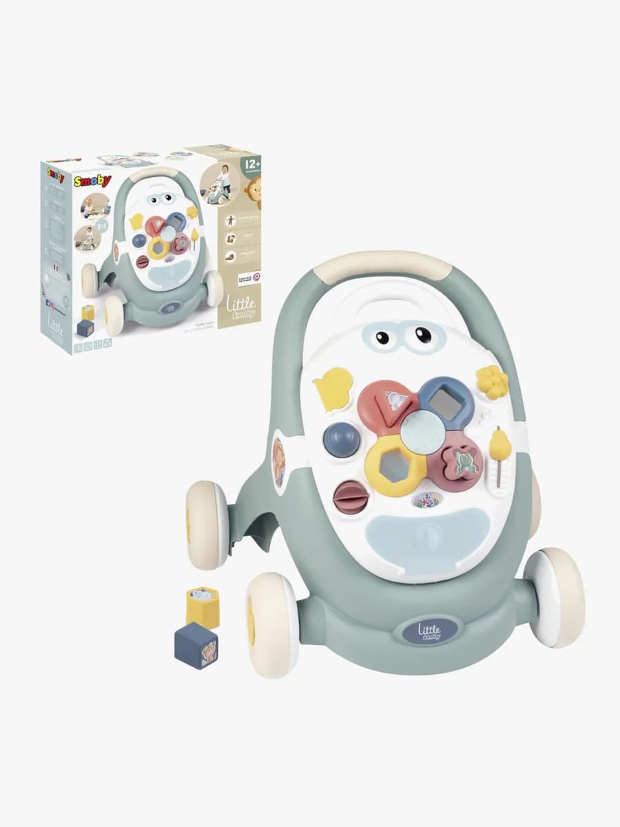Smoby Lära-gå-vagn 3-in-1