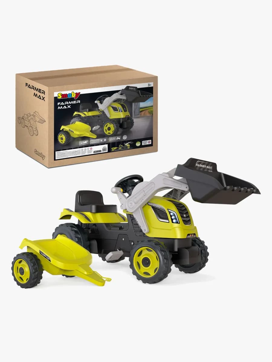 Smoby  Max Farmer Traktor + Släpvagn