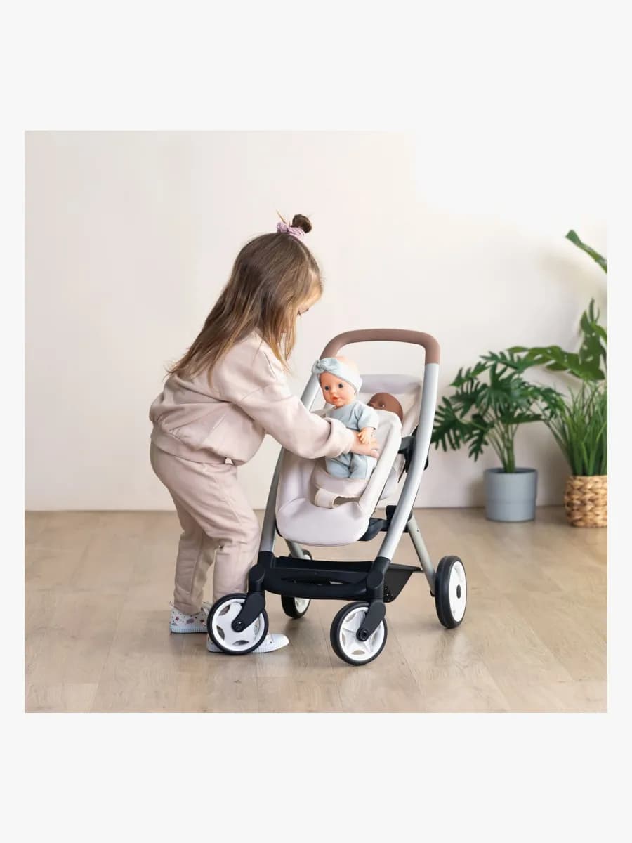 Smoby MAXI-COSI Tvillingvagn, Beige