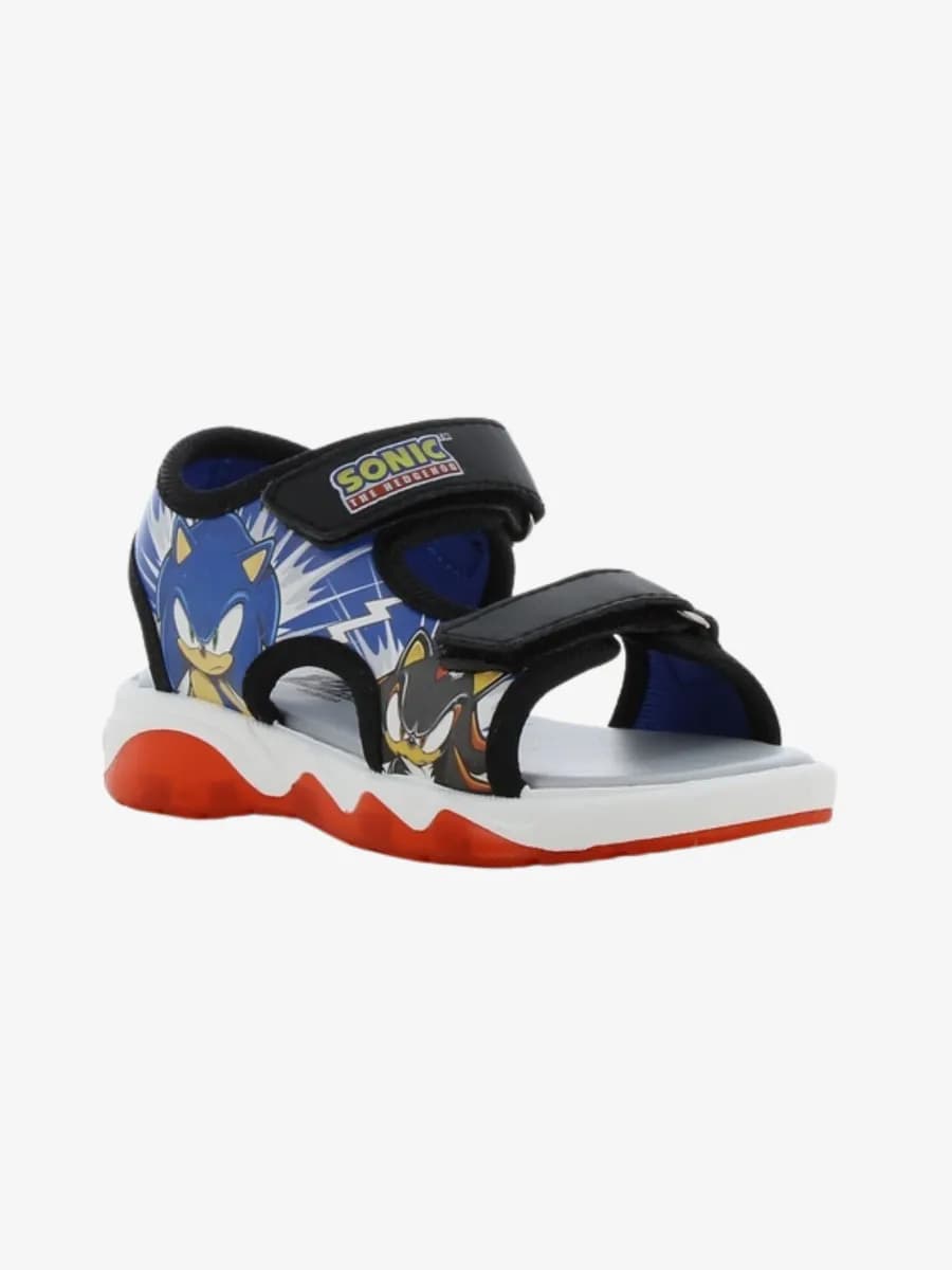 Sonic Blinkande Sandaler, Black/Cobalt Blue, 29