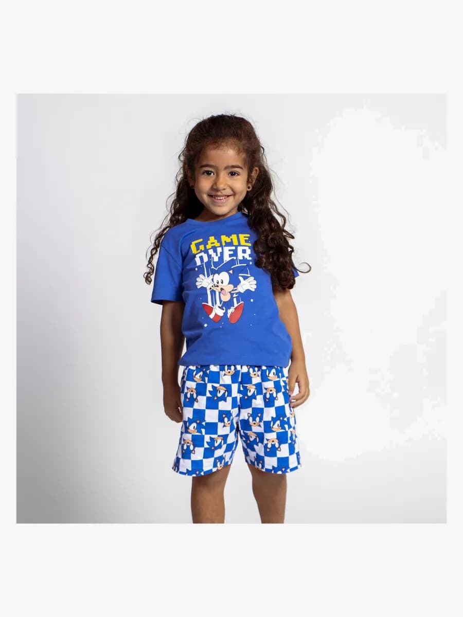Sonic Pyjamas, Blå, 110-116