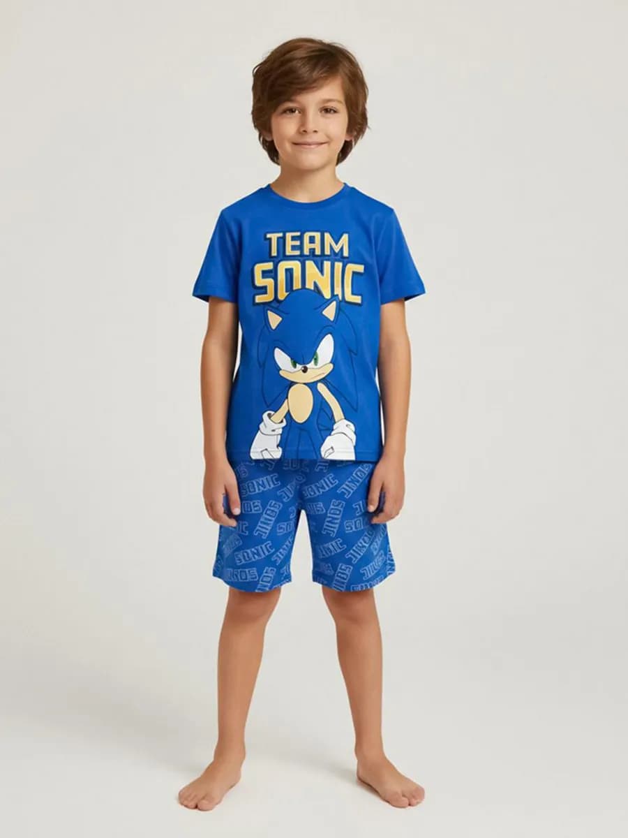 Sonic Pyjamas, Blå, 104-110