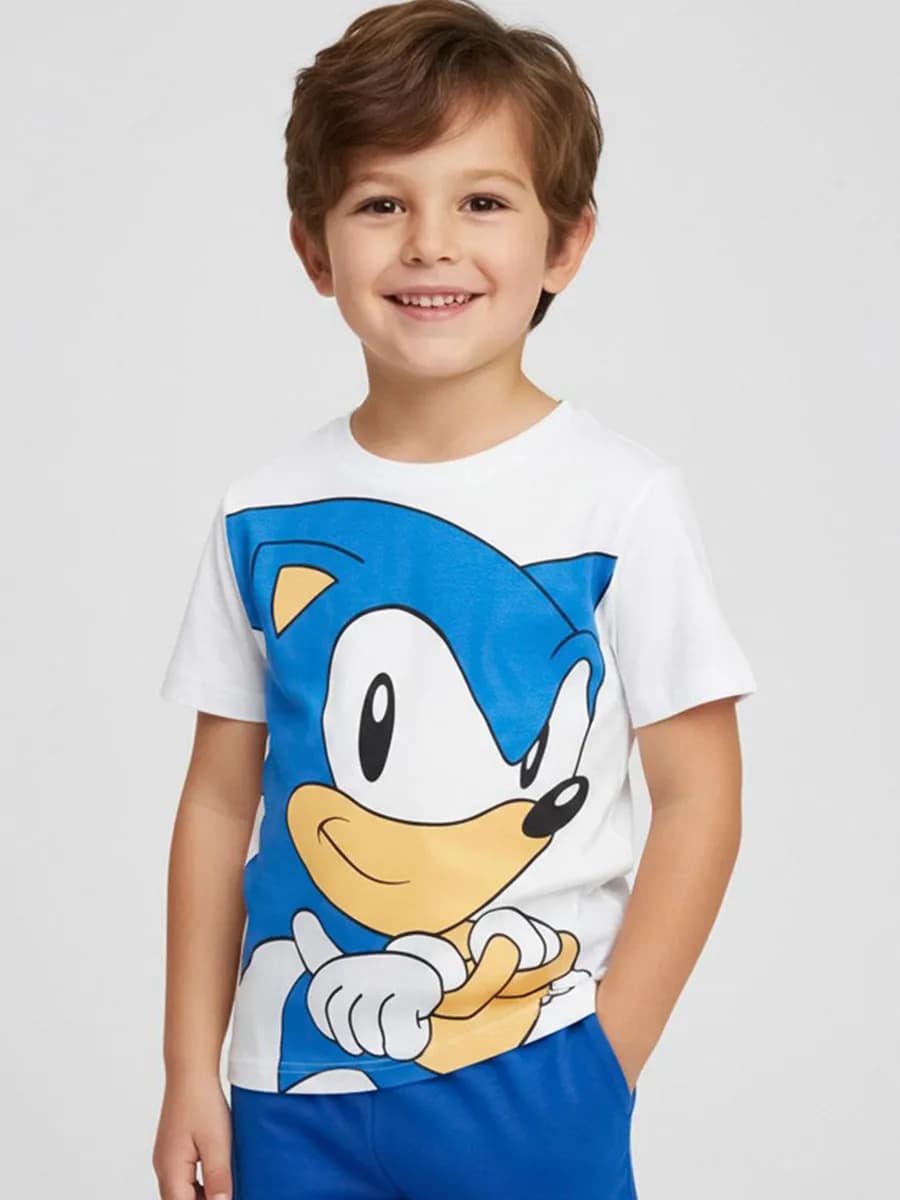 Sonic Pyjamas, Vit, 104-110