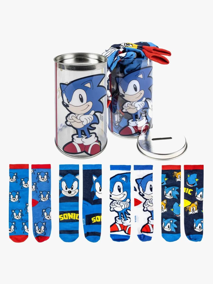 Sonic Strumpor 4-Pack, 35-38