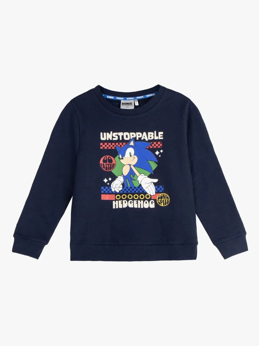 Sonic Tröja, Navy, 12 år