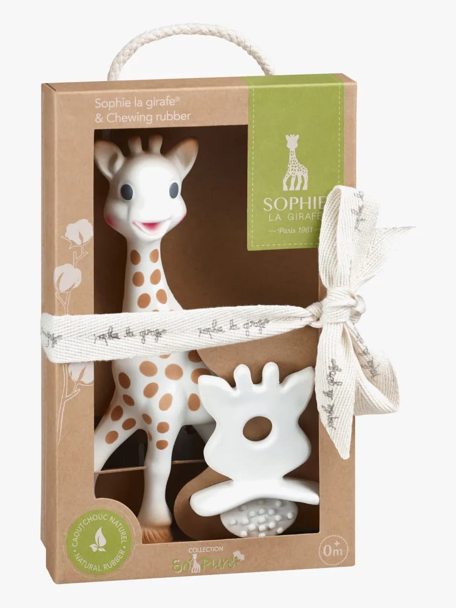 Sophie the Giraffe i Presentask inkl. Bitleksak