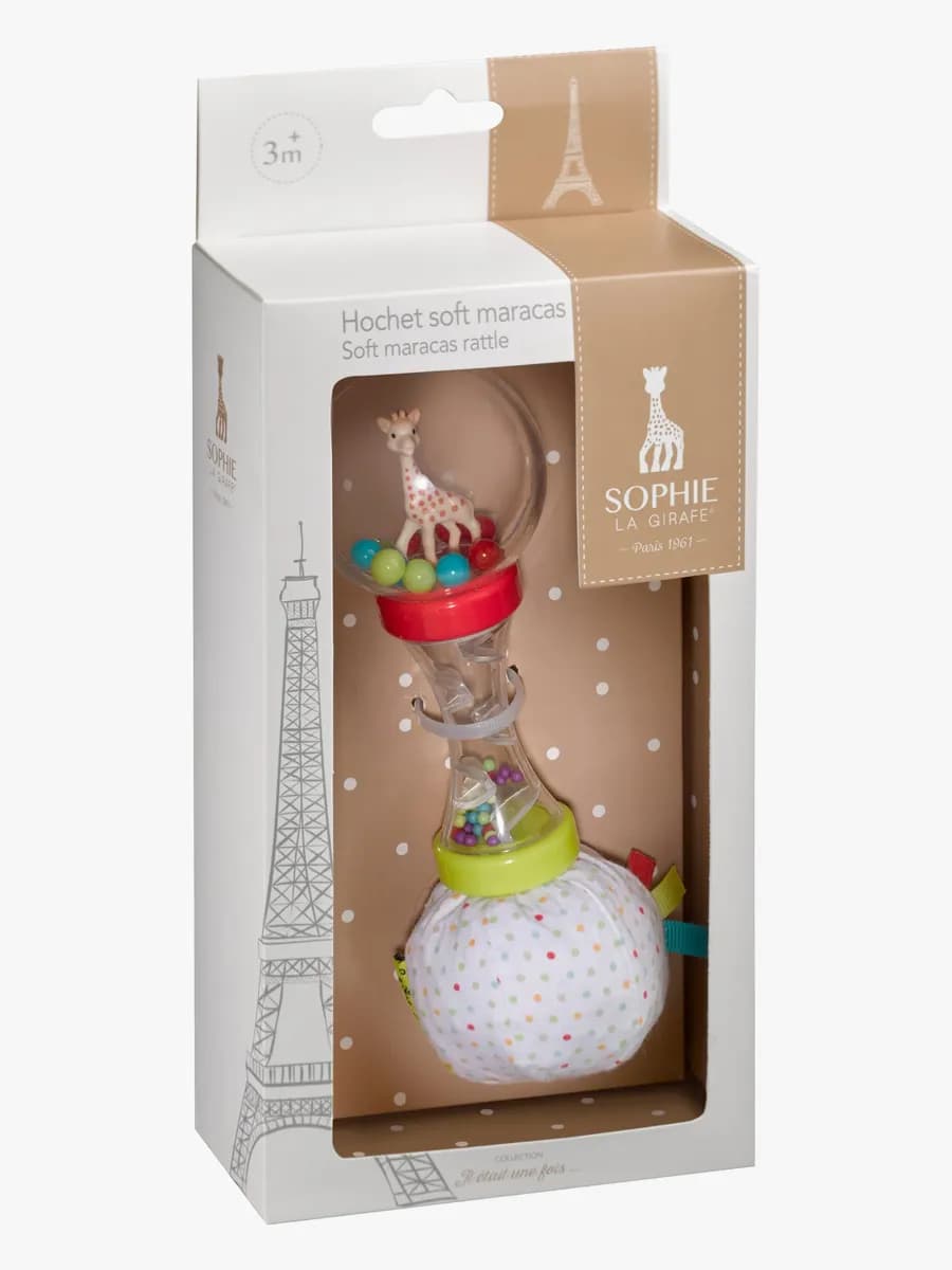SophietheGiraffe Aktivitetsleksak Mjuk Maracas