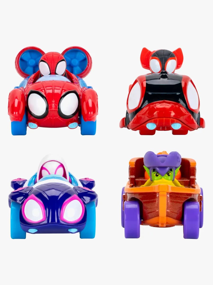 Spidey And His Amazing Friends Bilset 4-Pack