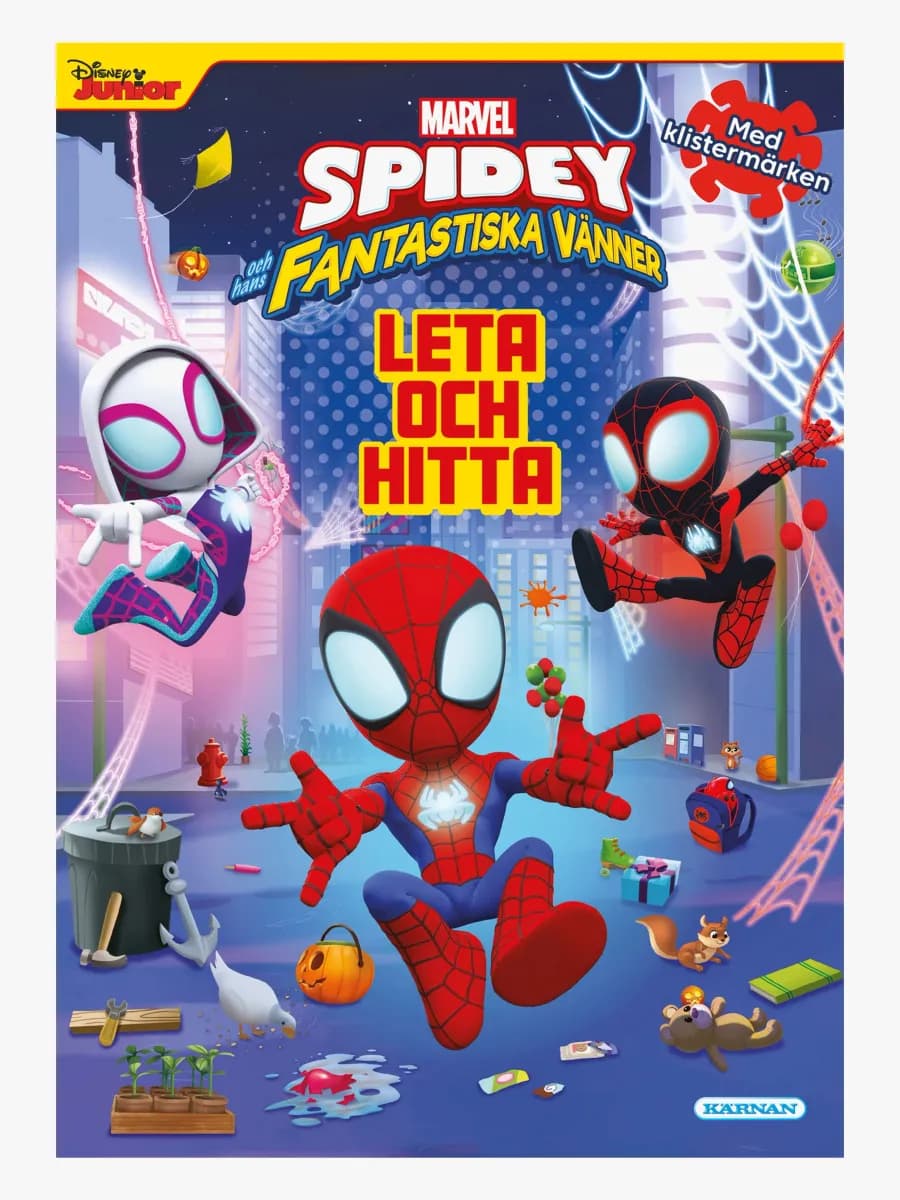 Spidey and His Amazing Friends leta och hitta Pysselbok