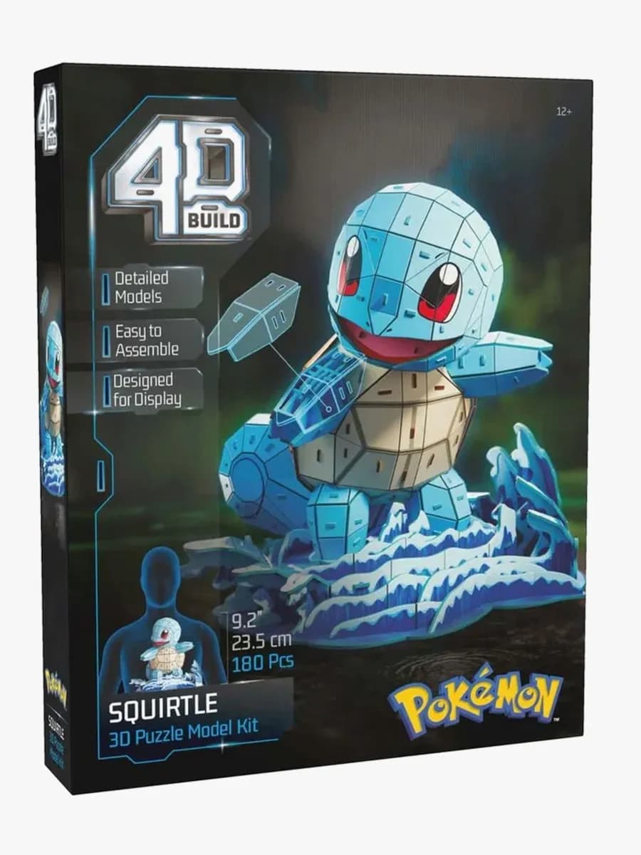 Spin Master 4D Build Pokemon Squirtle 3D-pussel