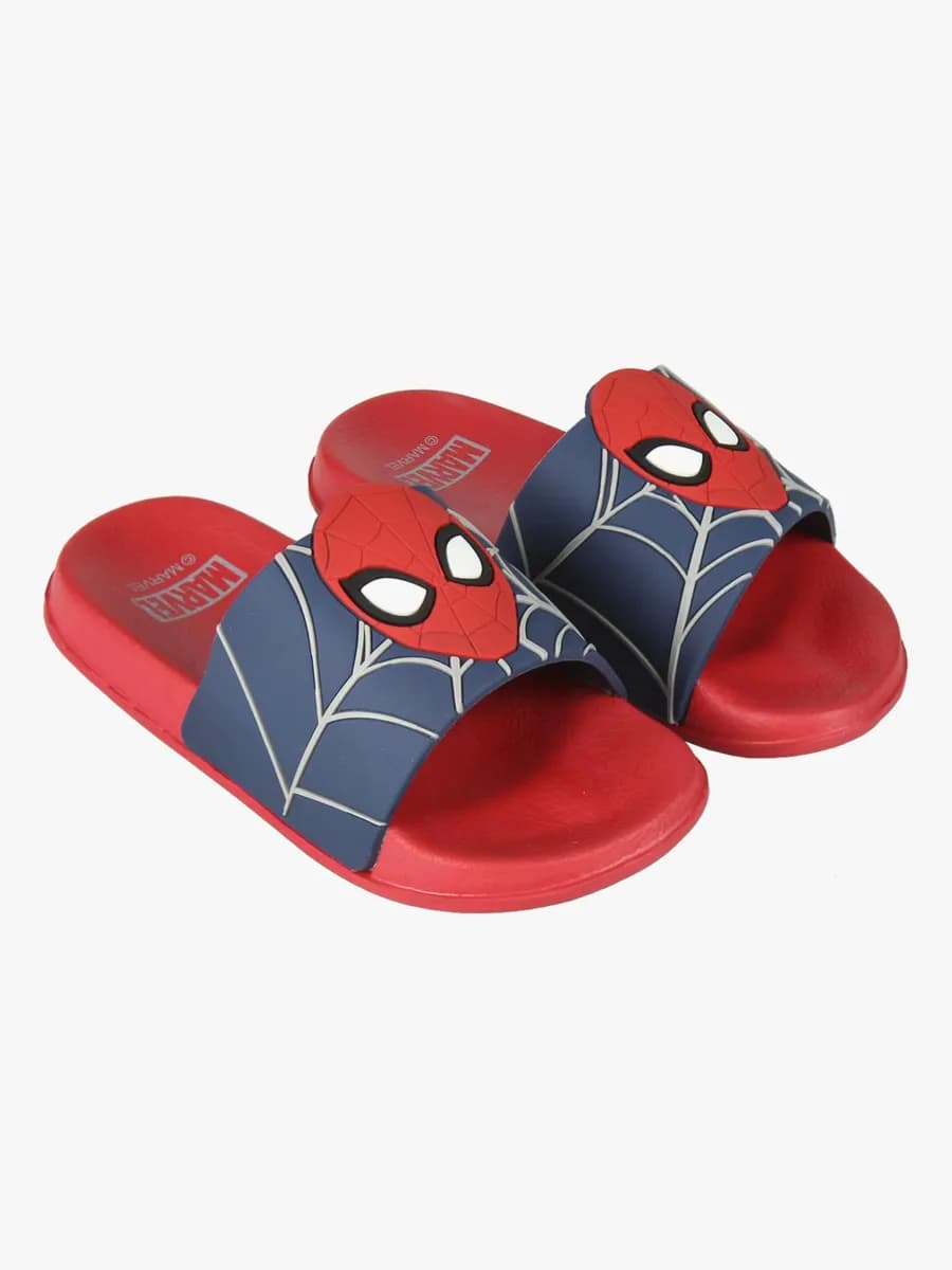 Spindelmannen Pool Sliders Tofflor, Röd/Blå, 31