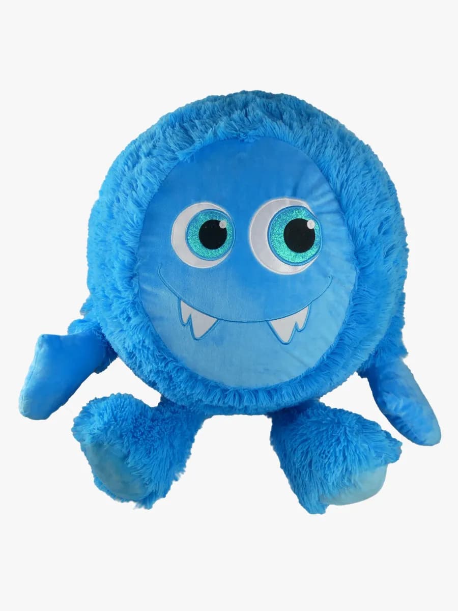 SportMe Fuzzy Monster Lekboll 50 cm, Blå