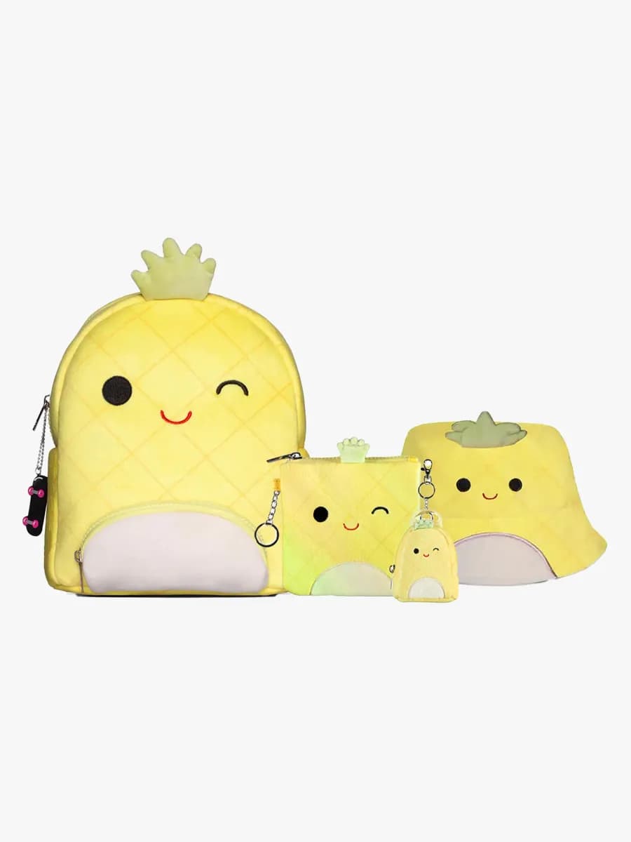 Squishmallows Mini Ryggsäck, Bucket Hatt, Plånbok &  Nyckelring, Maui