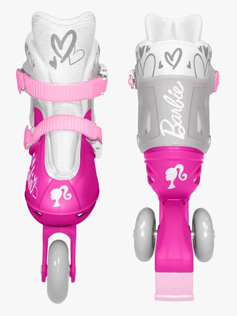 Stamp Barbie Justerbar 2-i-1 Inlines Storlek 27-30, Rosa