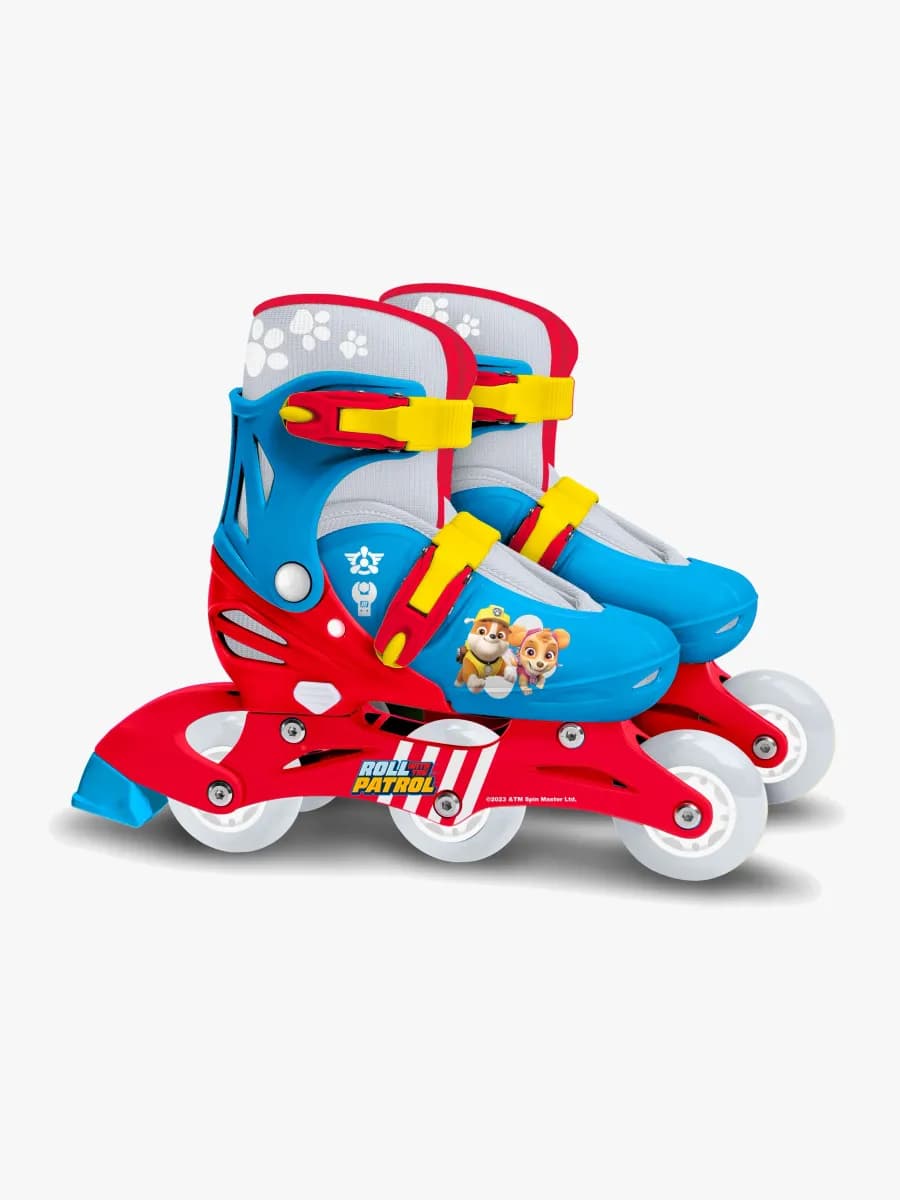 Stamp Paw Patrol Justerbar 2-i-1 Inlines Storlek 27-30, Blå/Röd