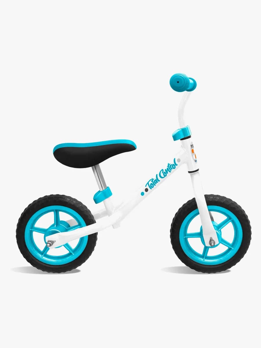 Stamp Skids Control Springcykel 10 Tum, Blå/Vit