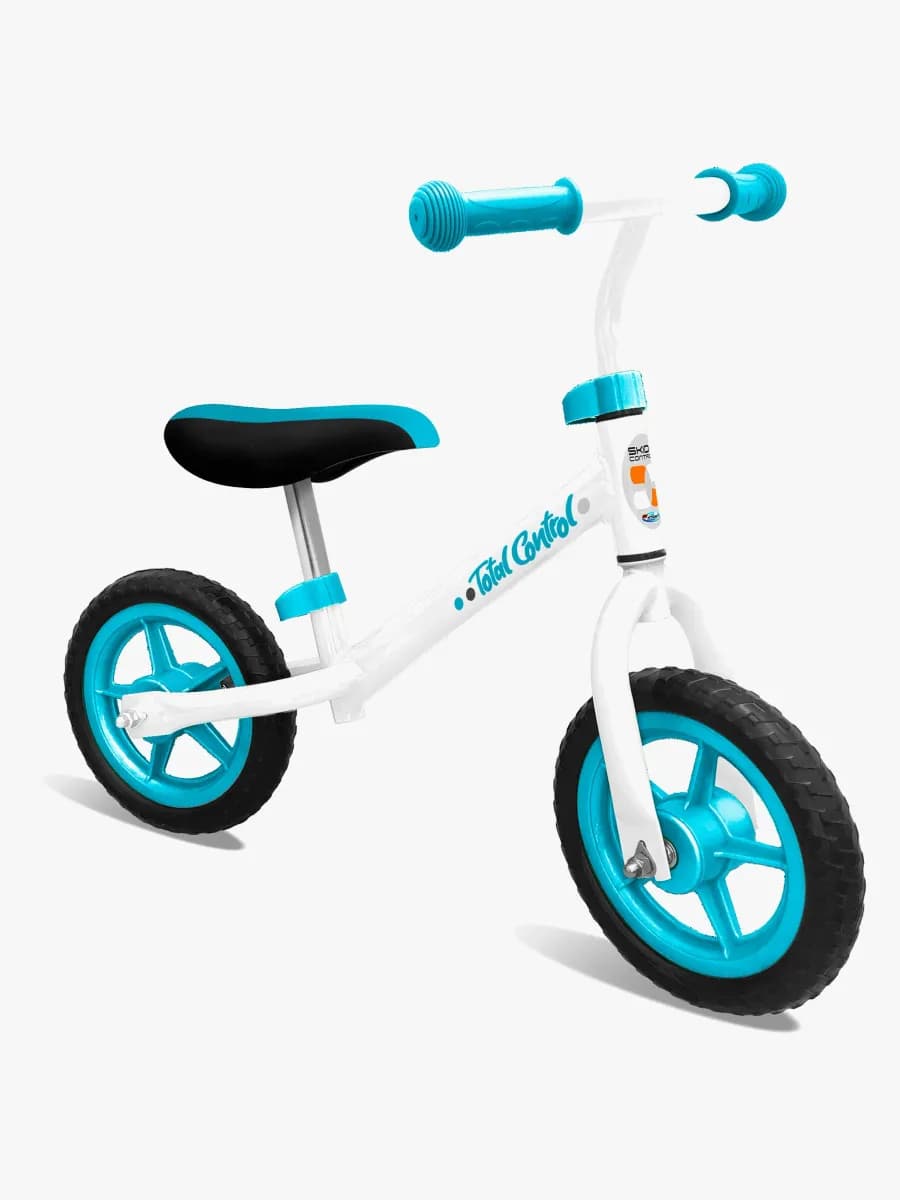 Stamp Skids Control Springcykel 10 Tum, Blå/Vit