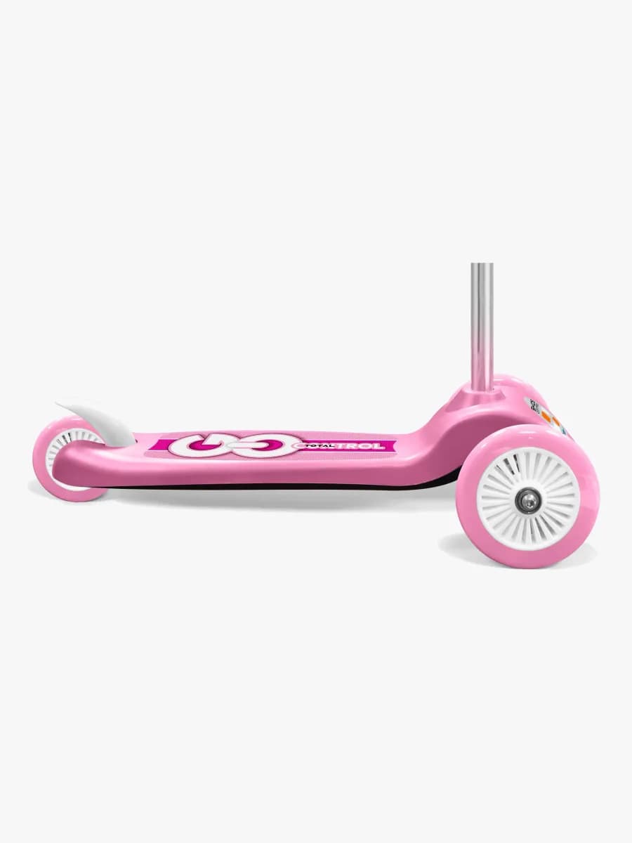 Stamp Skids Control Styrning 3-hjulig Sparkcykel, Rosa