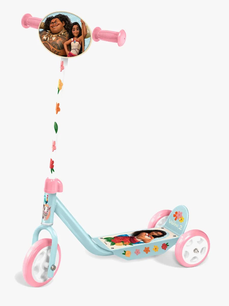 Stamp Vaiana 3-hjulig Sparkcykel, Blå/Rosa