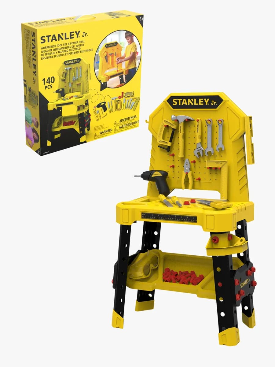 Stanley Jr. Arbetsbänk med Borrmaskin &  Verktygsset